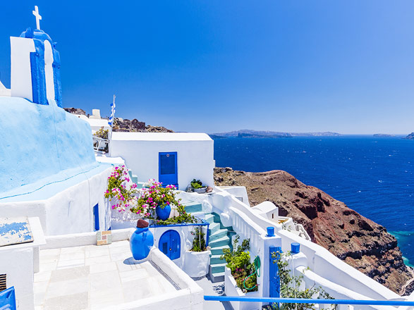 Escale Santorin